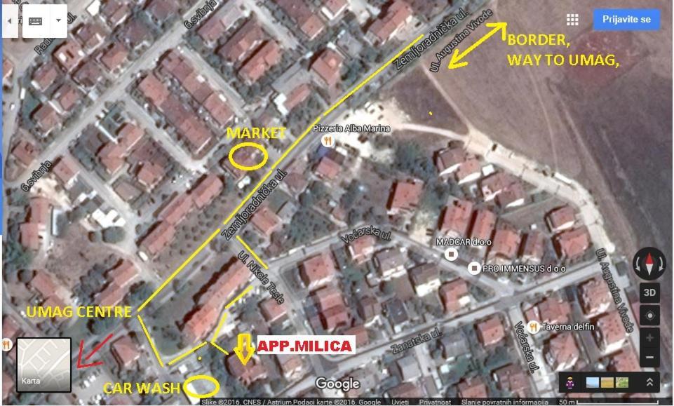 אומאג Apartments Milica מראה חיצוני תמונה